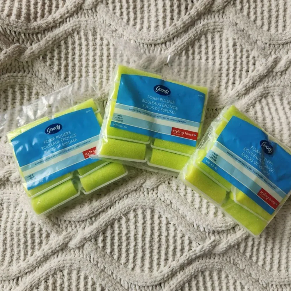 NEW 30 Green Goody Foam Rollers- Size Large 1
